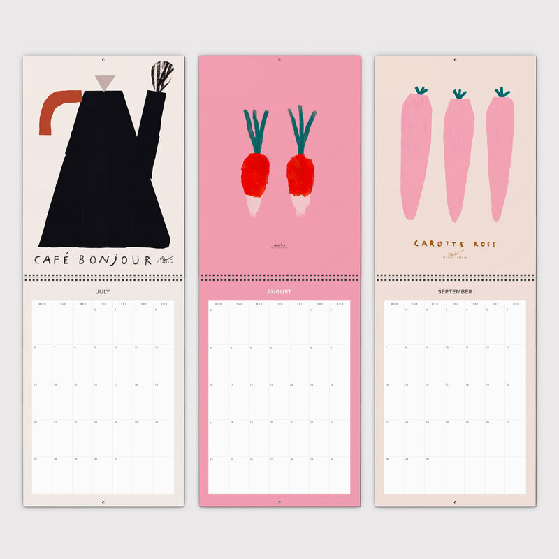 Artistic Days 2026 Wall Calendar