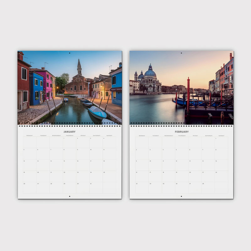 Venedig Klappkalender & Terminplaner 2026