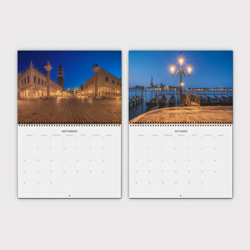 Venedig Klappkalender & Terminplaner 2026