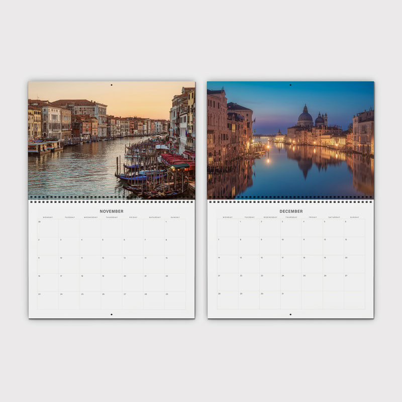 Venedig Klappkalender & Terminplaner 2026