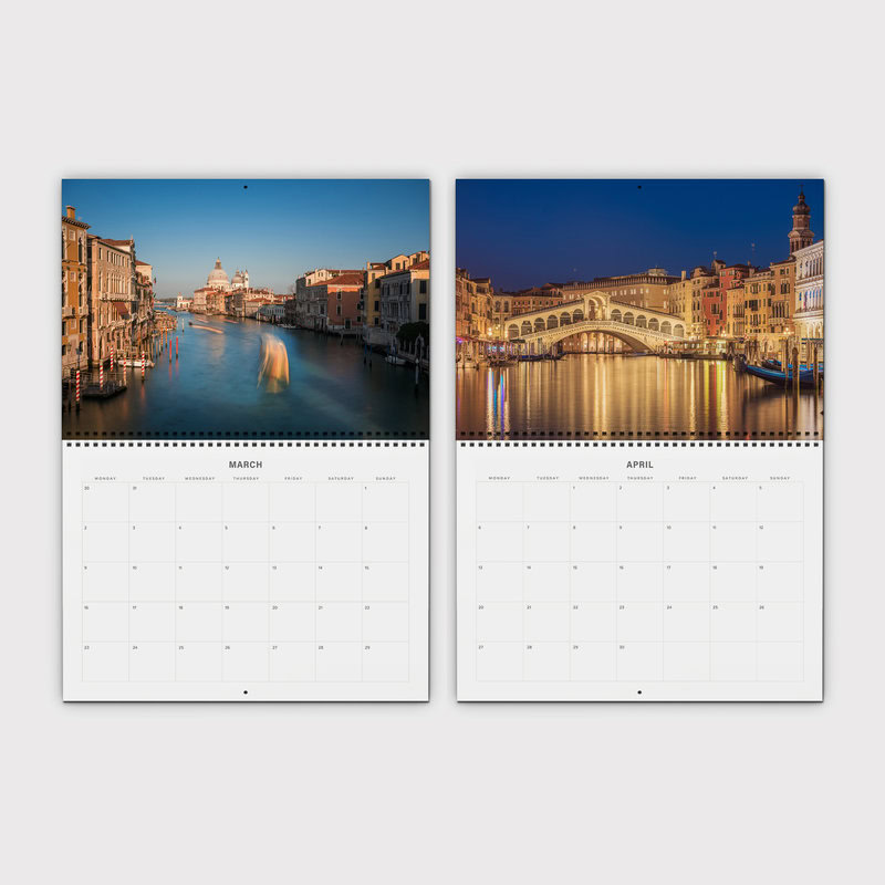 Venedig Klappkalender & Terminplaner 2026
