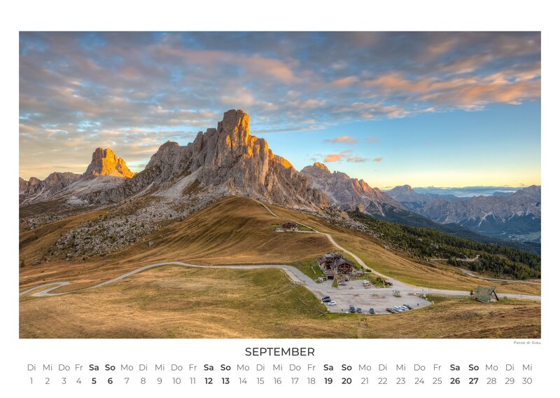 Dolomites 2026 Wall Calendar