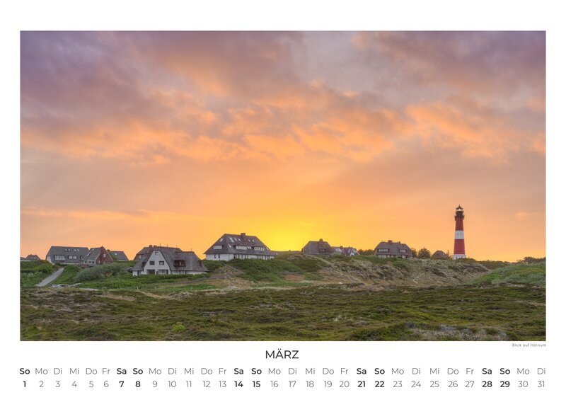 Sylt 2026 Wall Calendar
