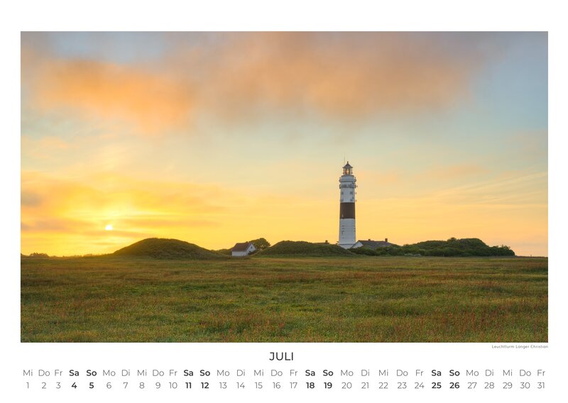 Sylt 2026 Wall Calendar
