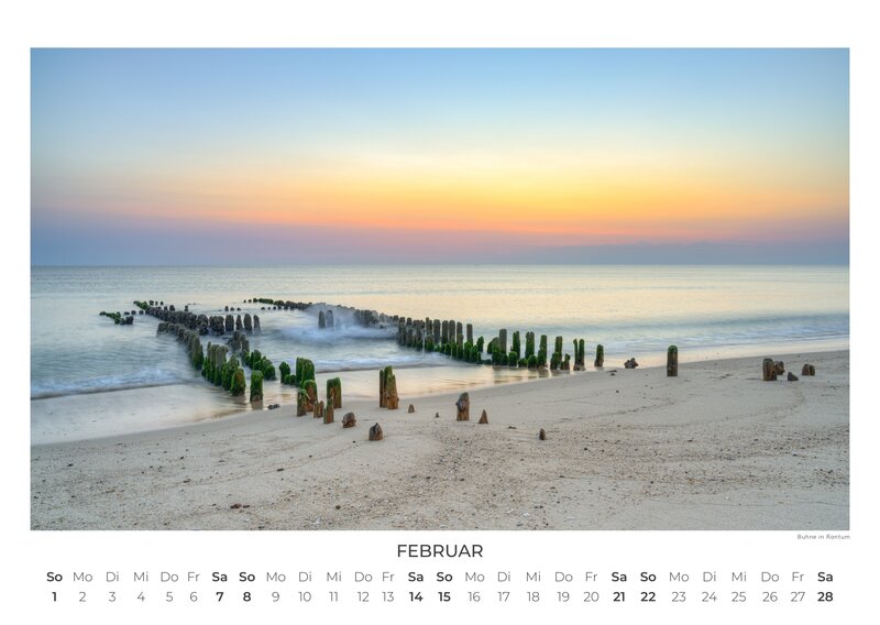 Sylt 2026 Wall Calendar