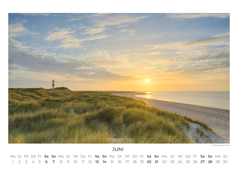 Sylt 2026 Wall Calendar