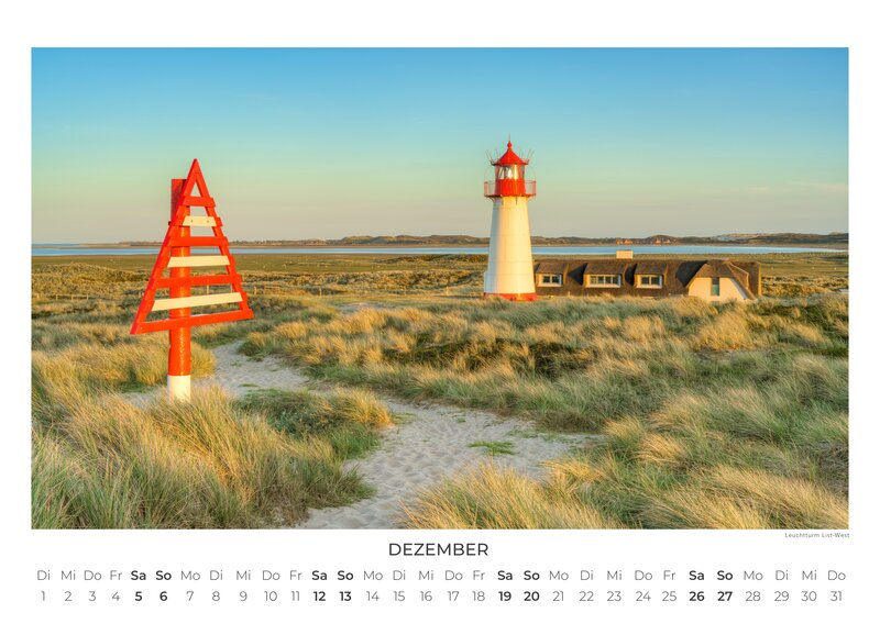 Sylt 2026 Wall Calendar