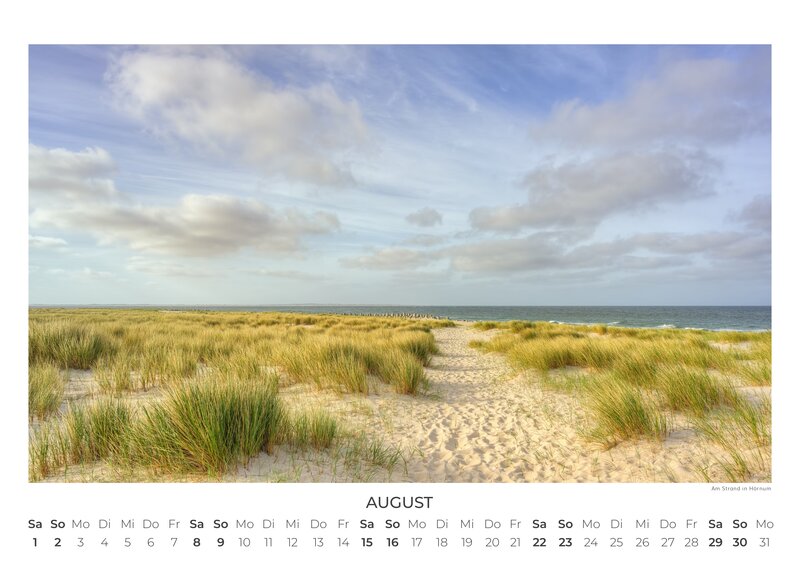 Sylt 2026 Wall Calendar