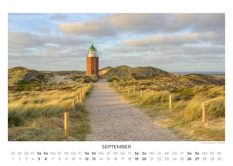 Sylt 2026 Wall Calendar