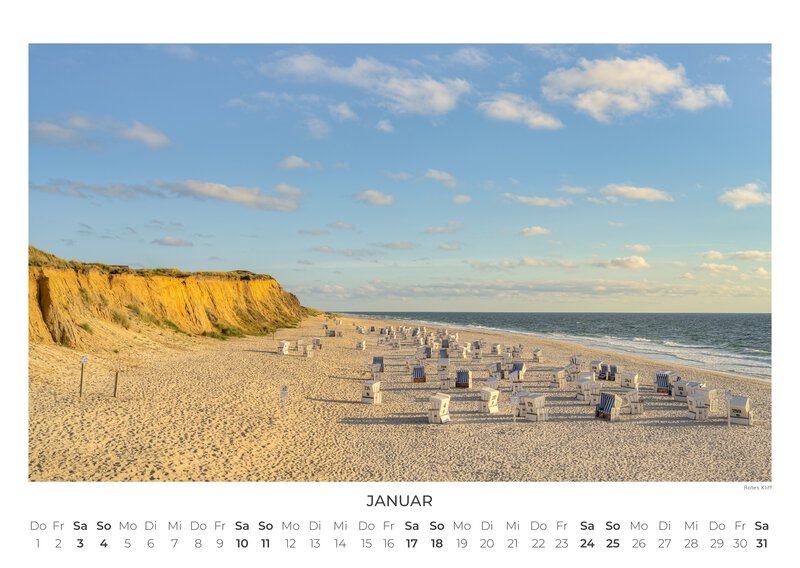 Sylt 2026 Wall Calendar