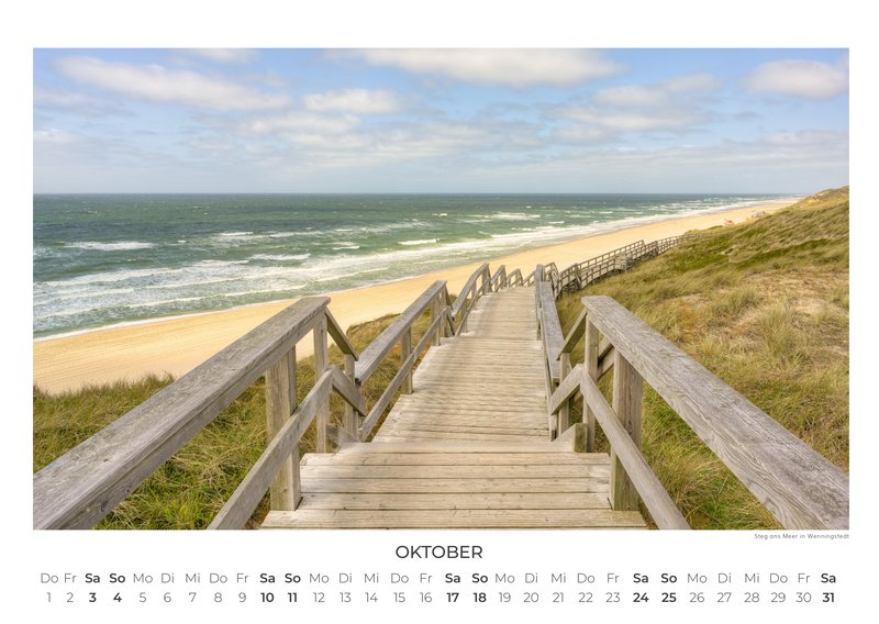 Sylt 2026 Wall Calendar