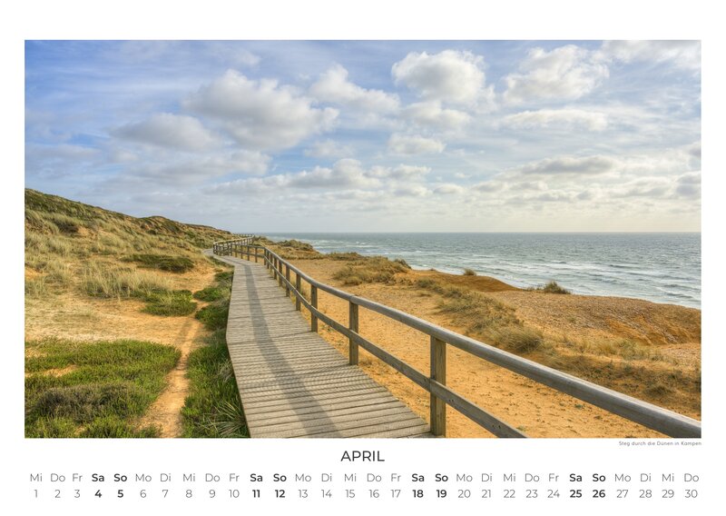 Sylt 2026 Wall Calendar