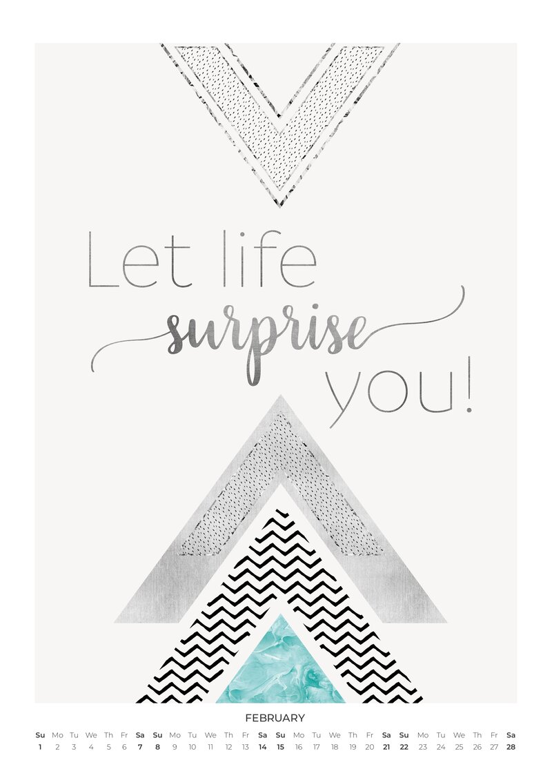 Everyday Inspiration 2026 Wall Calendar