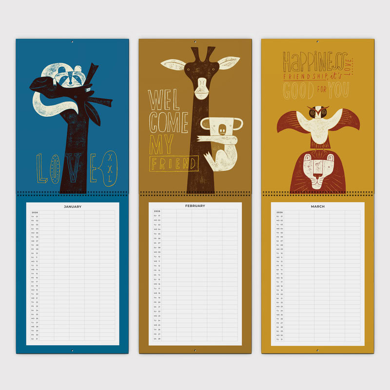 Friendship, Love & Understanding 2026 Family Planner & Calendar