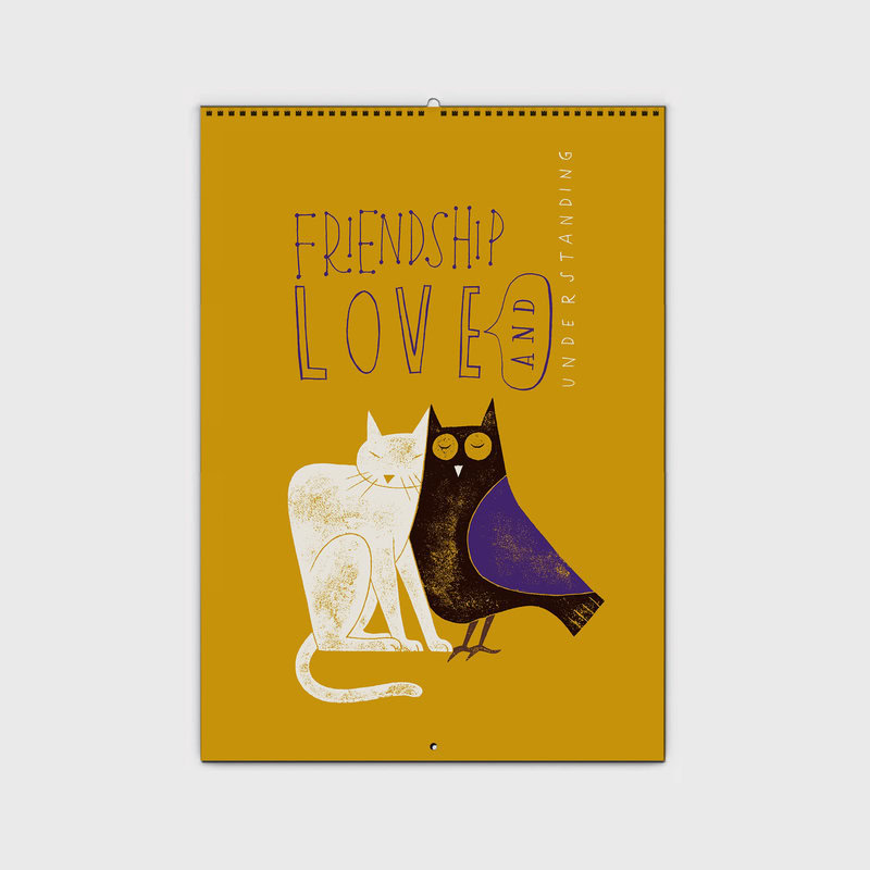 Friendship, Love & Understanding 2026 Family Planner & Calendar