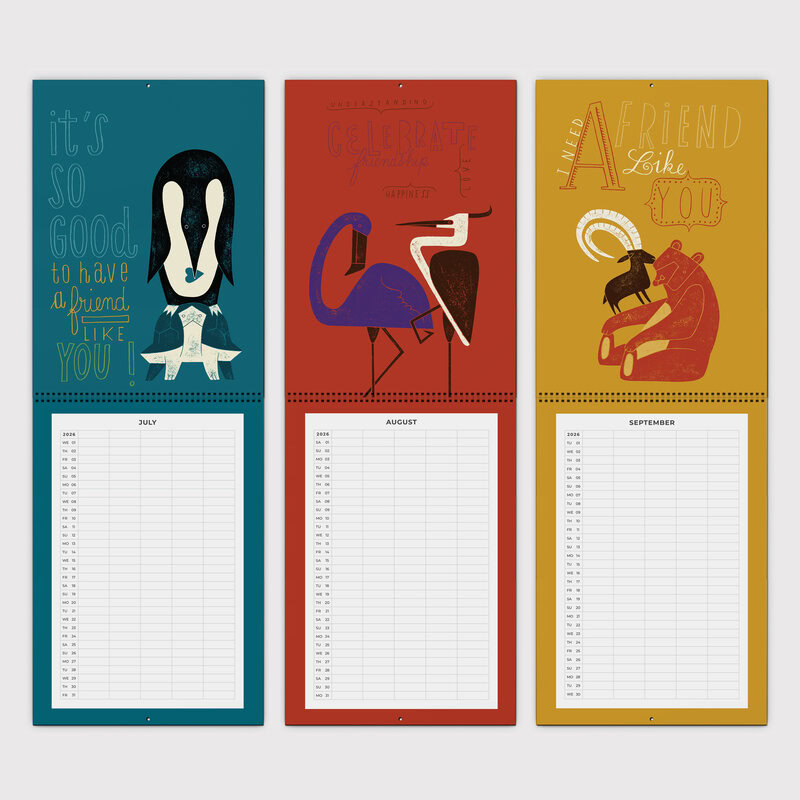 Friendship, Love & Understanding 2026 Family Planner & Calendar