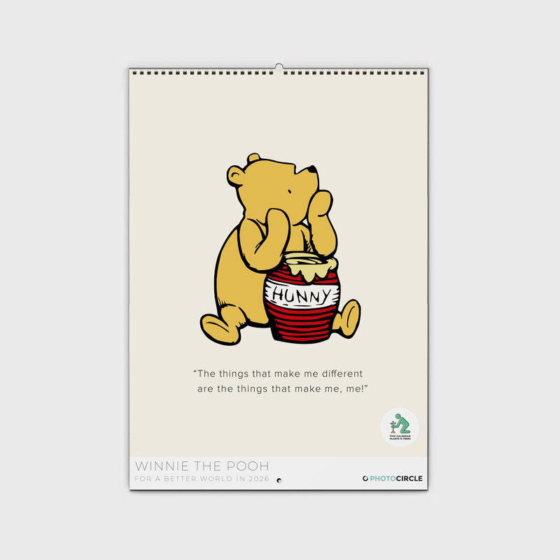 Winnie the Pooh Quotes 2026 Family Planner
