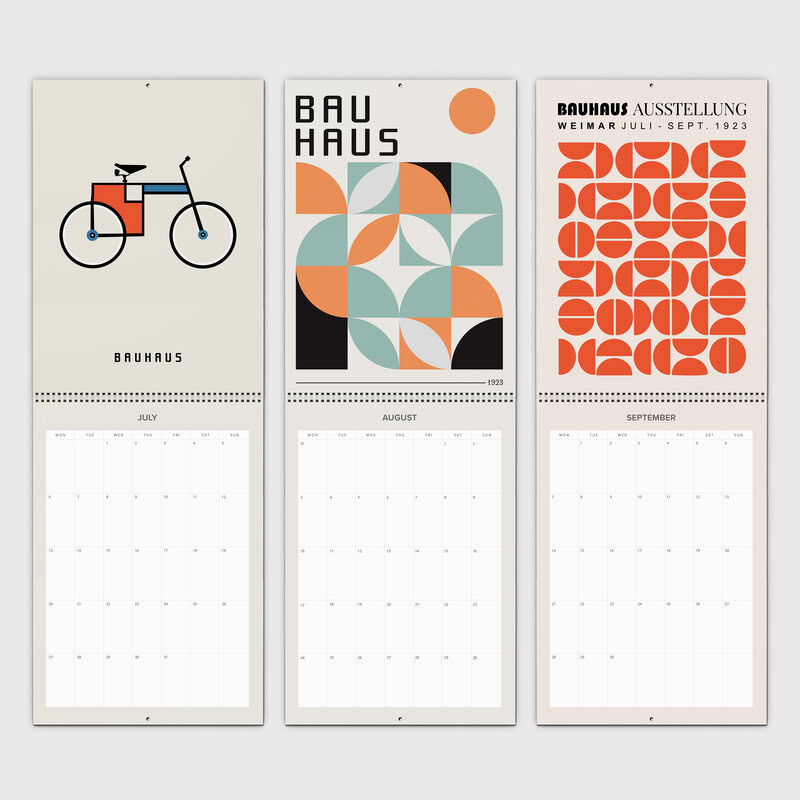 Bauhaus Style 2026 Wall Planner & Organizer