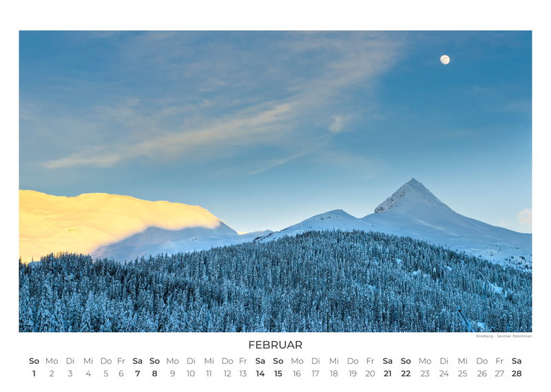 Emotionen der Berge Wandkalender 2026