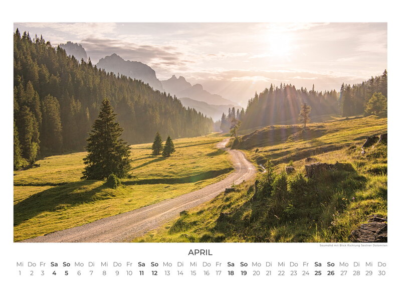 Emotionen der Berge Wandkalender 2026