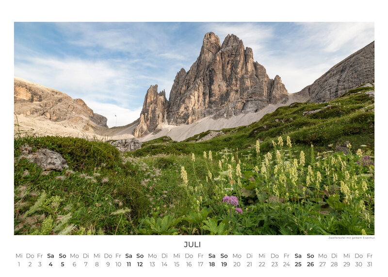Emotionen der Berge Wandkalender 2026