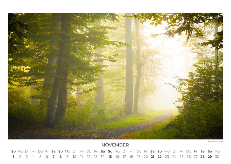 Verträumte Landschaften Kalender 2026