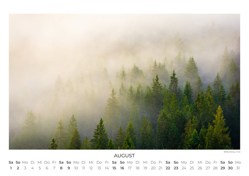 Verträumte Landschaften Kalender 2026