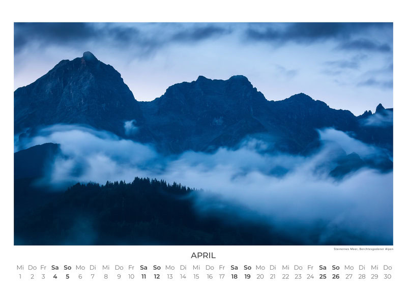 Verträumte Landschaften Kalender 2026