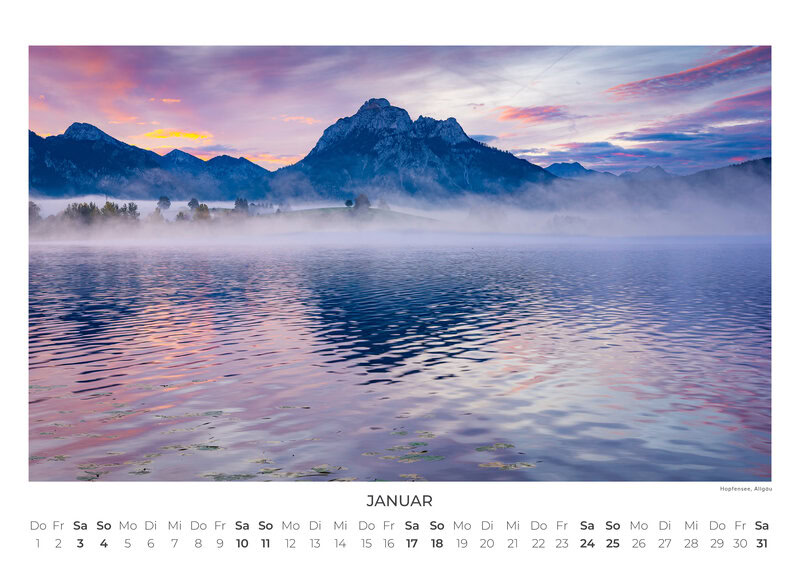 Verträumte Landschaften Kalender 2026