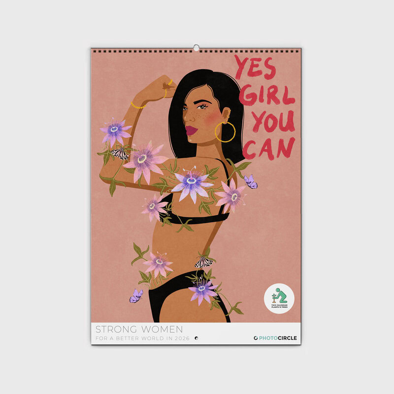 Strong Women 2026 Wall Planner & Calendar