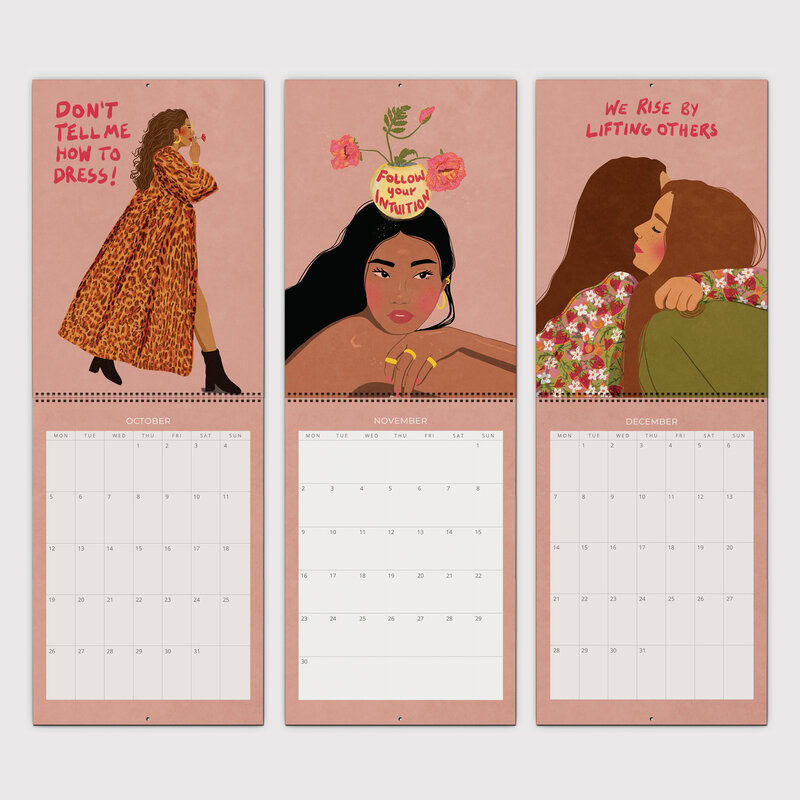 Strong Women 2026 Wall Planner & Calendar