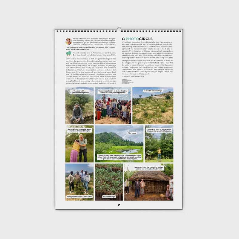 Strong Women 2026 Wall Planner & Calendar