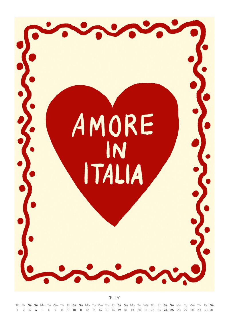 Dolce Vita Design Kalender 2027