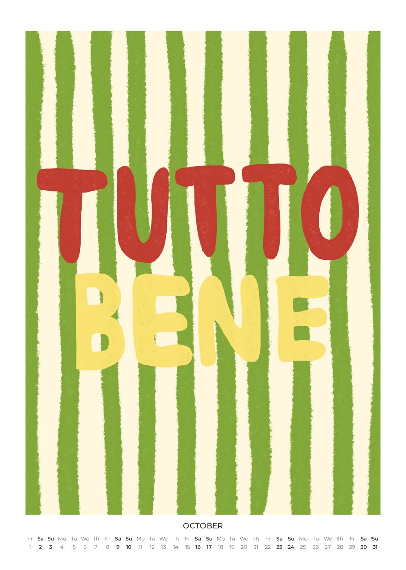 Dolce Vita Design Kalender 2027