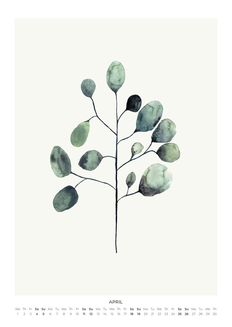 2026 Botanical Bloom Calendar