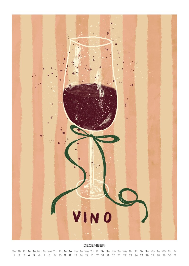 Italian Food Collection Calendar 2027 by Studio