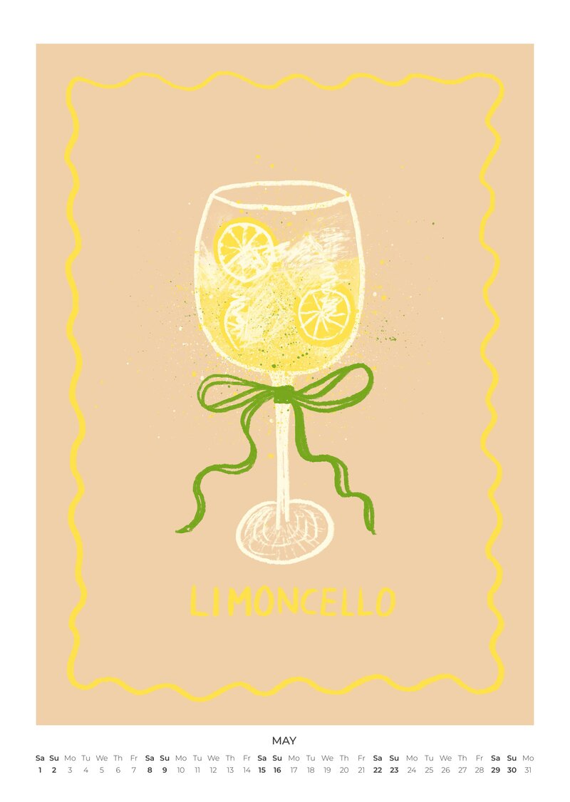 Italian Food Collection Calendar 2027 by Studio