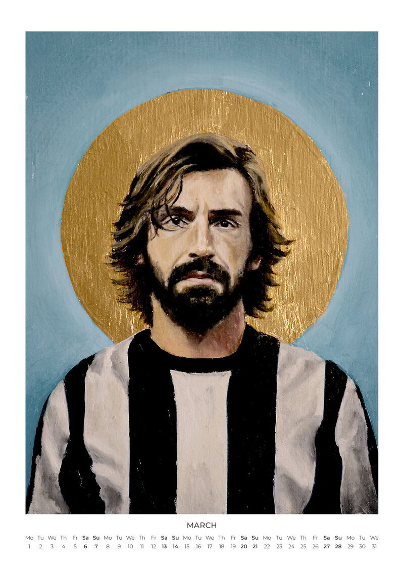 Football Icons Calendar 2027 – Portraits of the Beautiful Game