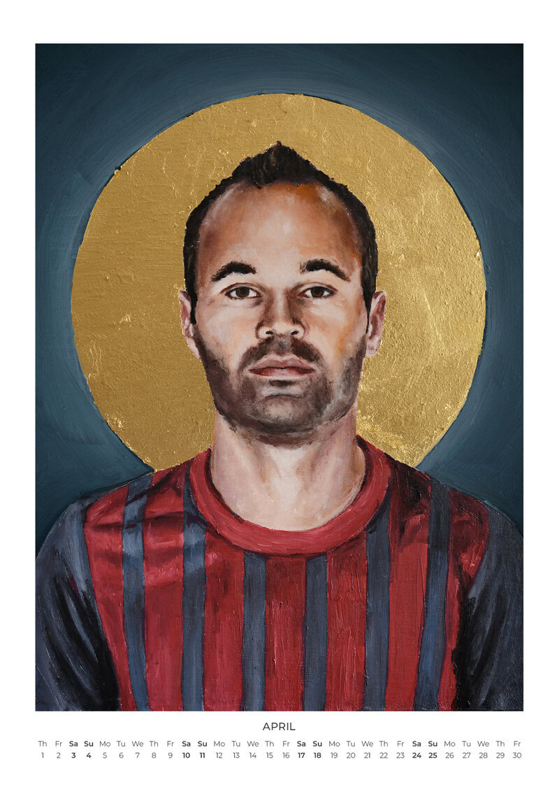Football Icons Calendar 2027 – Portraits of the Beautiful Game