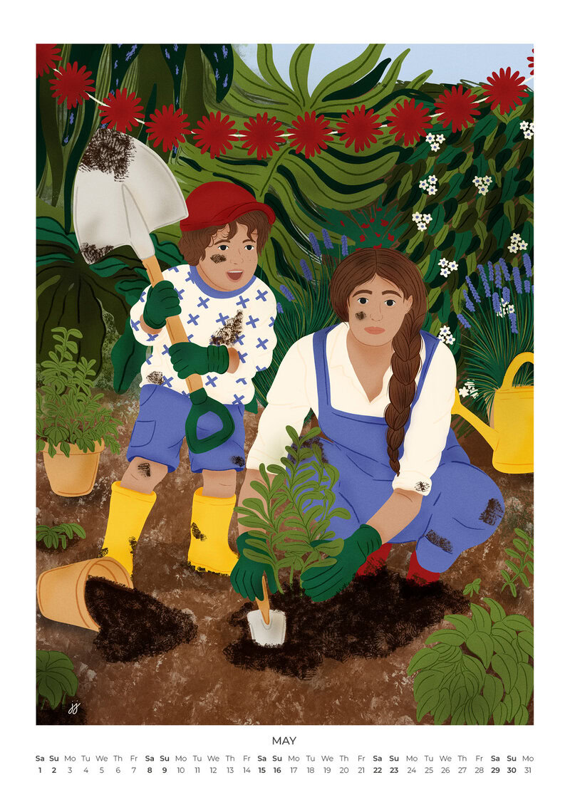 Motherhood, Unfiltered Calendar 2027 | Humorous Motherhood Illustrations