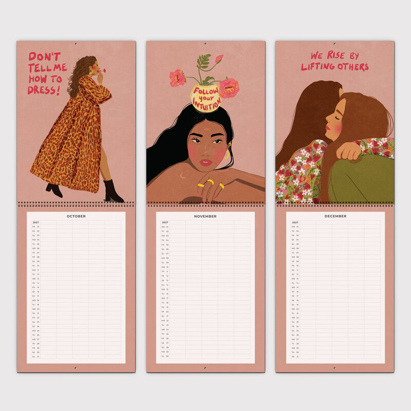 Strong Women Family Planner & Calendar 2027