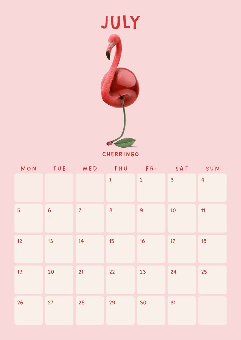Funky Foodimals Küchenkalender & Terminplaner 2027