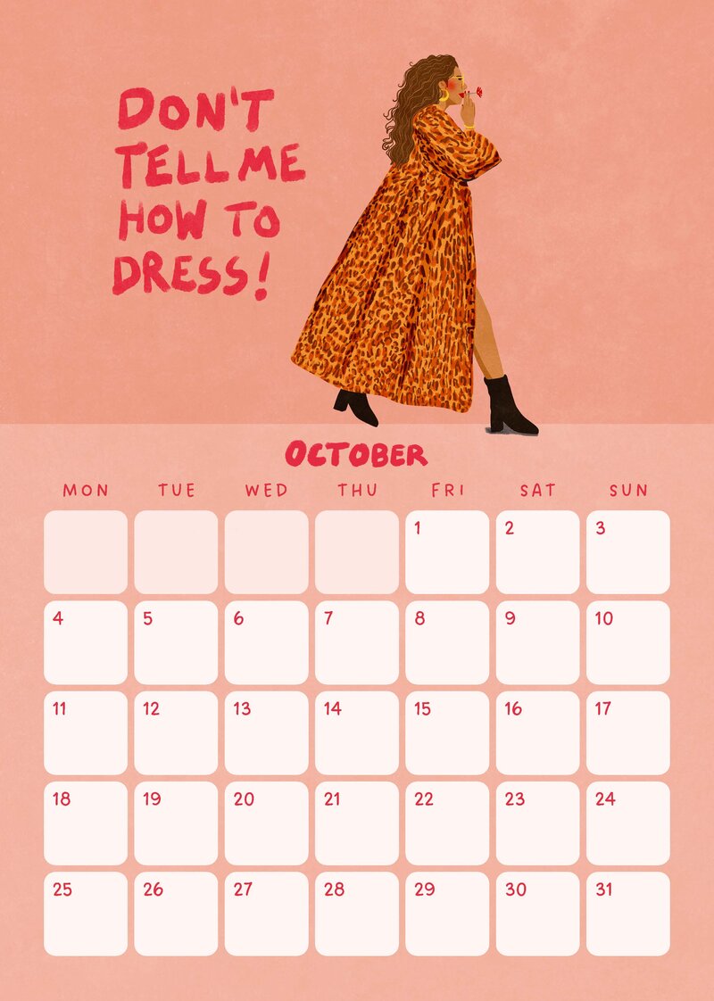 Confidence Looks Good On You Calendar 2027
