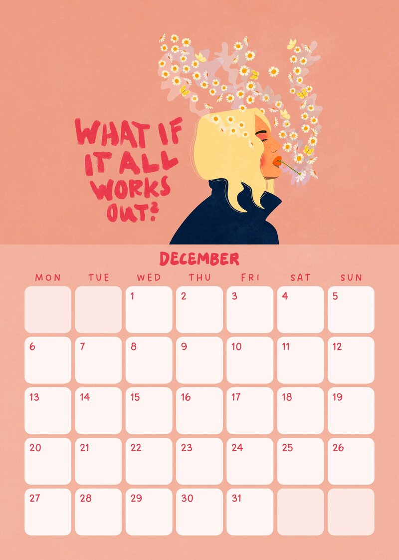Confidence Looks Good On You Calendar 2027