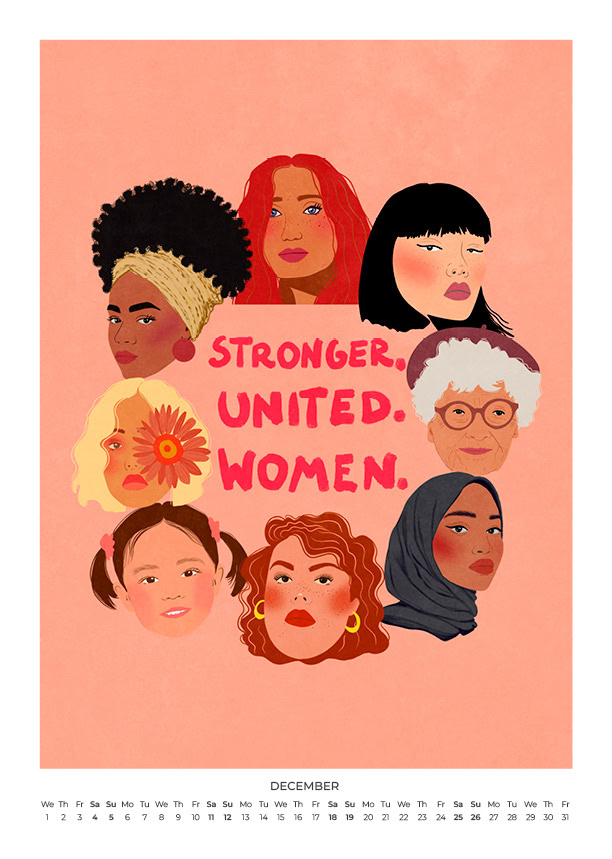Strong Women Grow & Bloom Calendar 2027