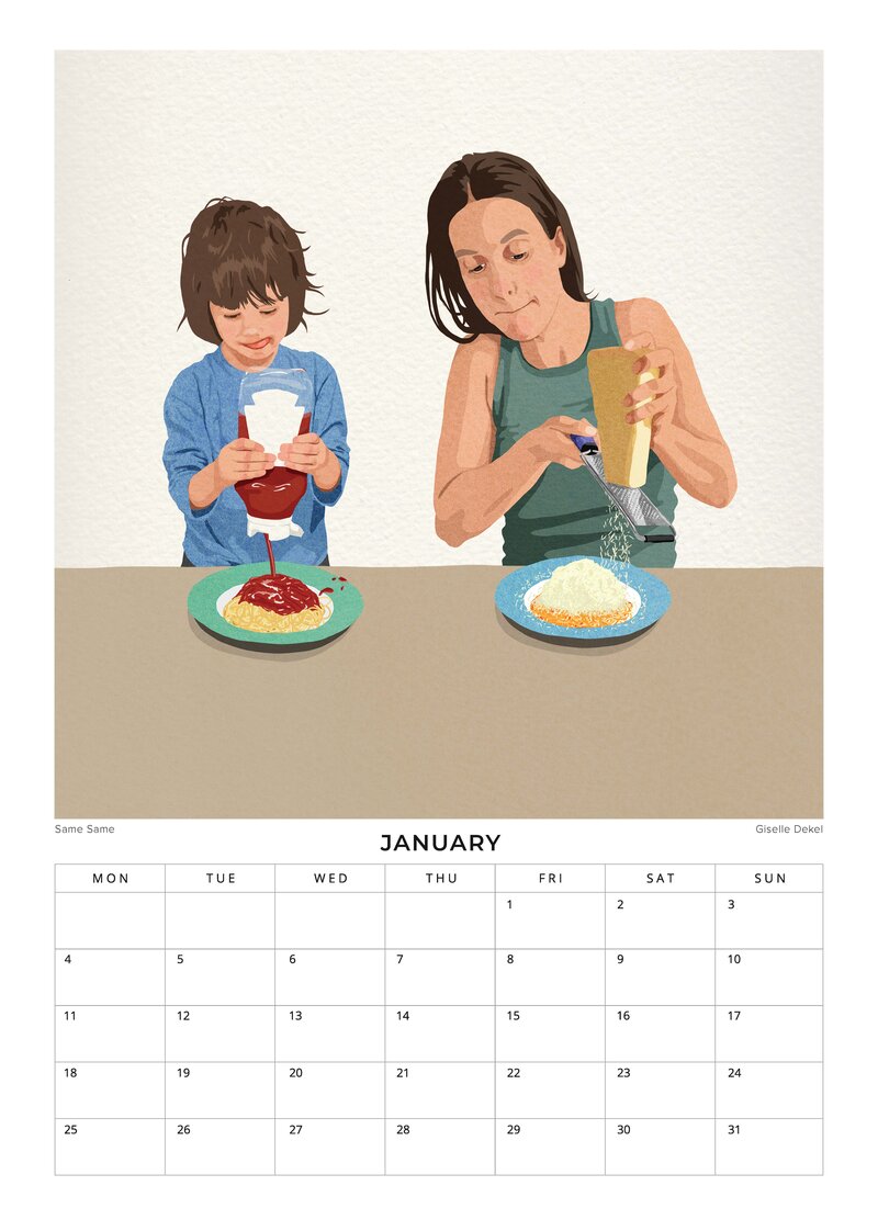 Small Moments, Big Love – Mutterschaftskalender von Giselle Dekel