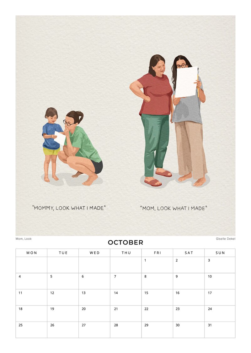 Small Moments, Big Love – Mutterschaftskalender von Giselle Dekel