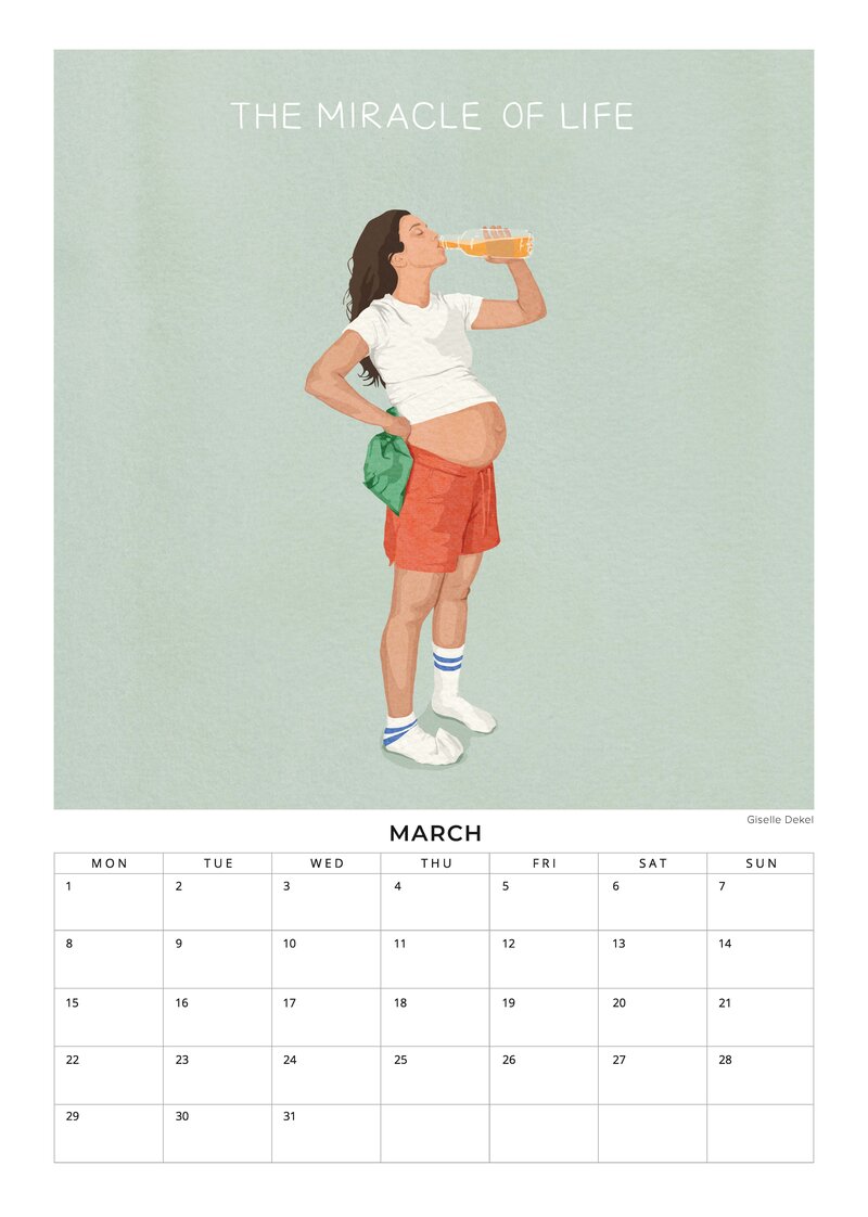 Small Moments, Big Love – Mutterschaftskalender von Giselle Dekel