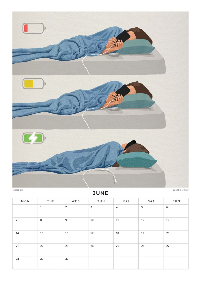 The Art of Every Day Life Kalender von Giselle Dekel