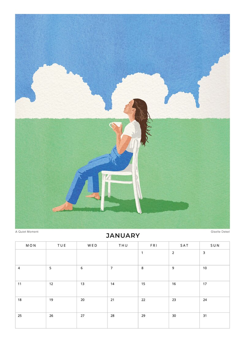 The Art of Every Day Life Kalender von Giselle Dekel